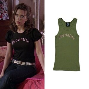 Socialite Tank Top As Seen On Gretchen Wieners In Mean Girls
